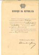 Alvará de Exoneração de cargo